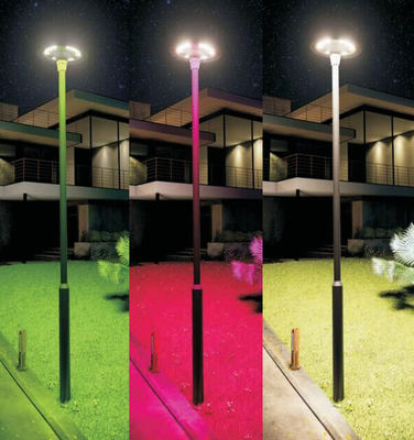 색을 바꾸는 태양 정원 조명 RGB LED 태양 전력 정원 조명 800w Yard Patio