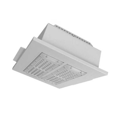 높은 루멘 출력 140lm/W를 가진 효율적인 열 분산 주유소 LED 캐노피 빛 100W 150W 200W