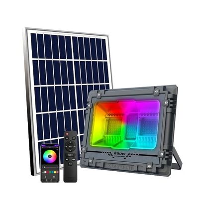IP65 LED 태양광 홍수 조명 색상 충전 Rgb 벽에 장착 태양광 보안 조명