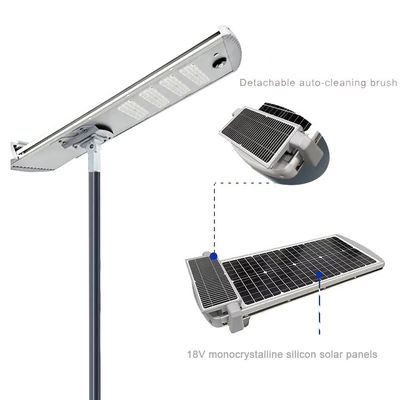 8미터 LED 스마트 태양광 거리 정원 조명 야외 Ip65 셀프 클린 오토 청소