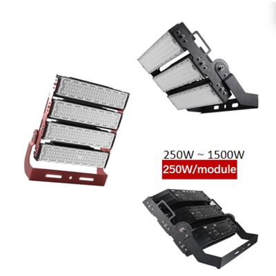 높은 마스트 라이트 200w ~ 1500w LED 홍수 라이트 야외 조명 솔루션